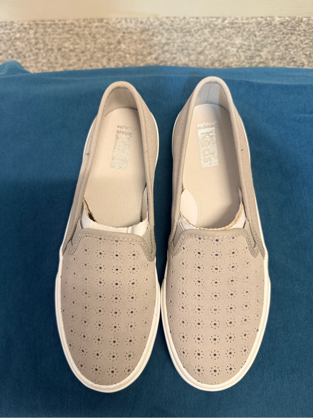 Keds - Gray Slip-On Women's Sneakers